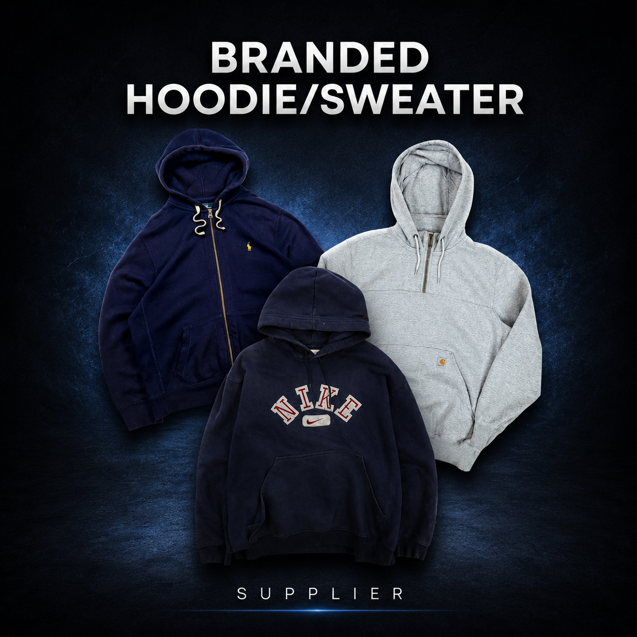 BRANDED HOODIE/SWEATER SUPPLIER