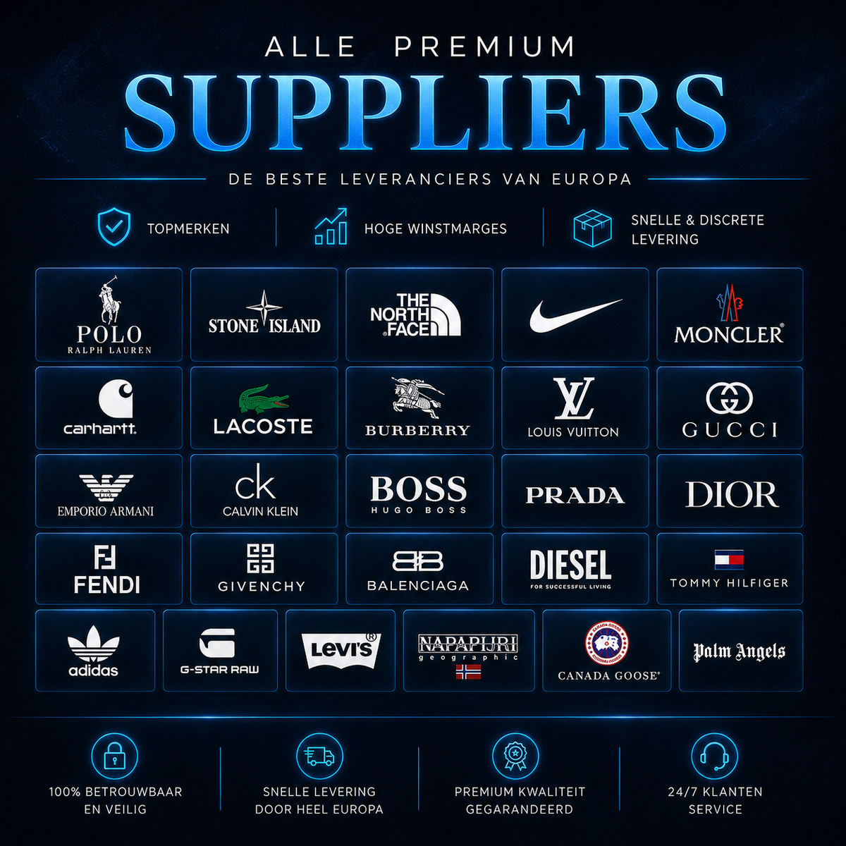 ALLE PREMIUM SUPPLIERS